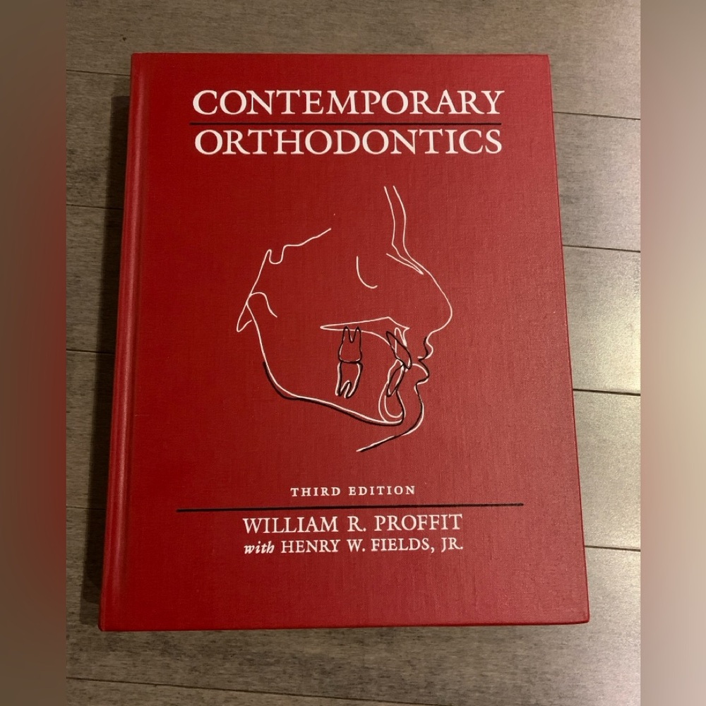 Contemporary Orthodontics 3rd Ed. William Proffit Hardcover Dentistry Textbook